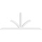 Ekena Millwork Richland Architectural Grade PVC Gable Bracket, 96"W x 40"H x 4"D x 4"F, 10/12 Pitch GBP096X40X0404RIC00 - alternate 3
